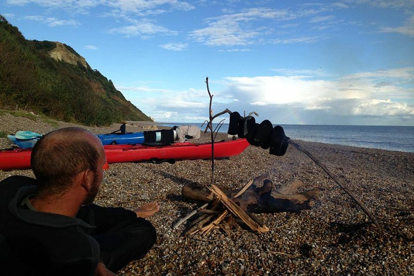 beach camp