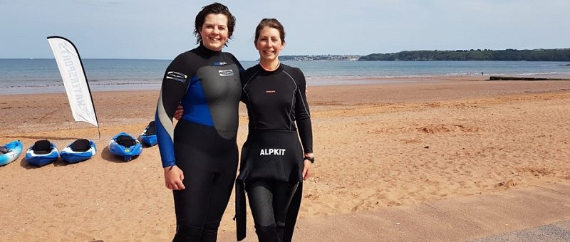 Abi's Big Swim